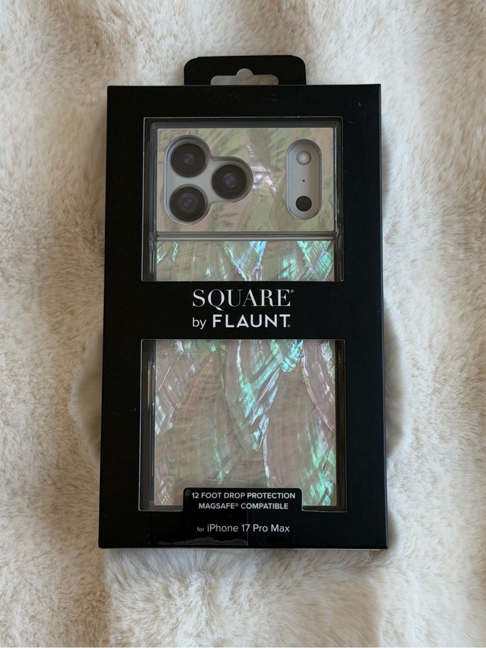 🆕 Flaunt Square | iPhone 17 Pro Max Mother of Pearl Case! - Picture 9 of 9
